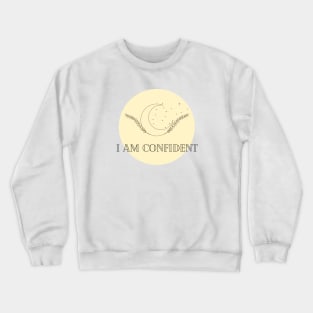 Affirmation Collection - I Am Confident (Yellow) Crewneck Sweatshirt